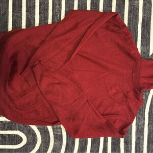 Red Turtleneck Sweater